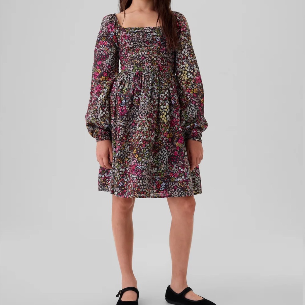 Gap Kids Puff-Sleeve Dress